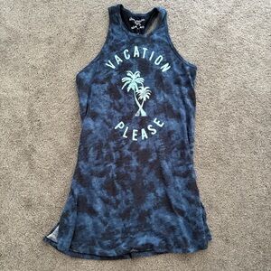 Abercrombie Kids Blue Tie-Dye Tank Top Dress